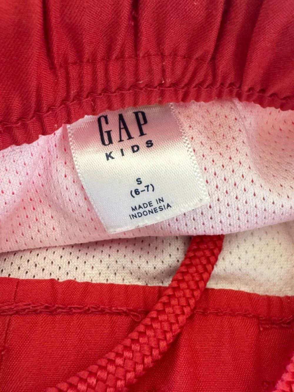 GAP Kids Blue and Red Swim Trunks